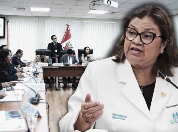 La presidenta de EsSalud y la C&aacute;mara de Diputados