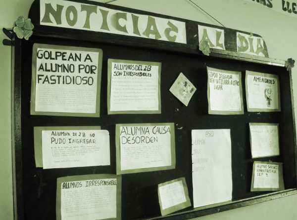 El peri&oacute;dico mural: vitrina que visibiliza el talento estudiantil