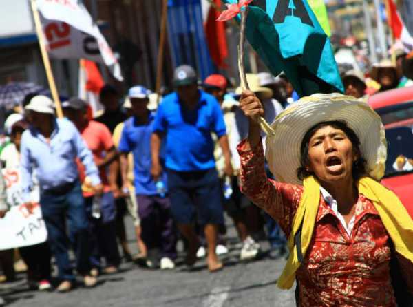 Los antimineros y el corredor minero del sur