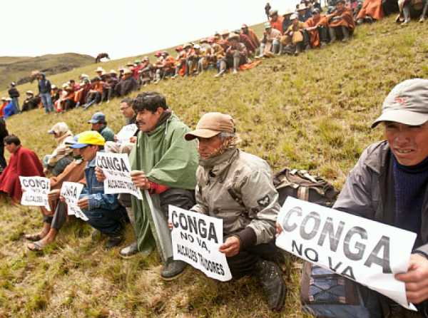 Siguen las mentiras contra Conga