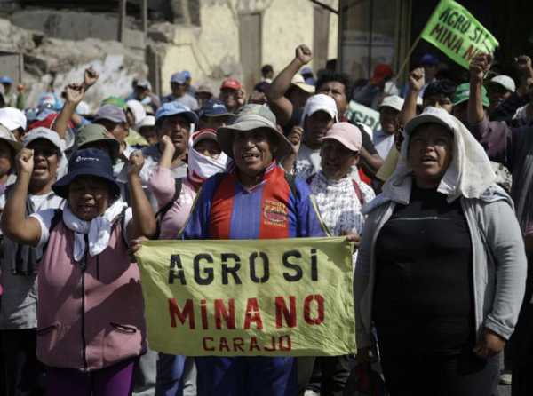 ¡Antimineros persisten en paralizar Corredor Minero!