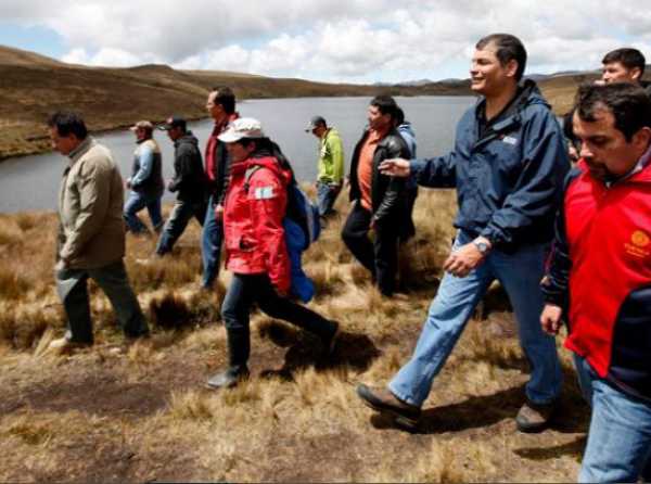 ¡Correa defiende la minería!