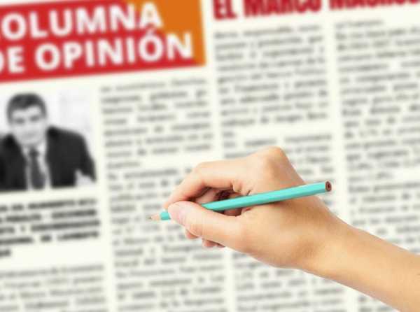 El artículo de opinión política