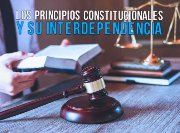Los principios constitucionales y su interdependencia