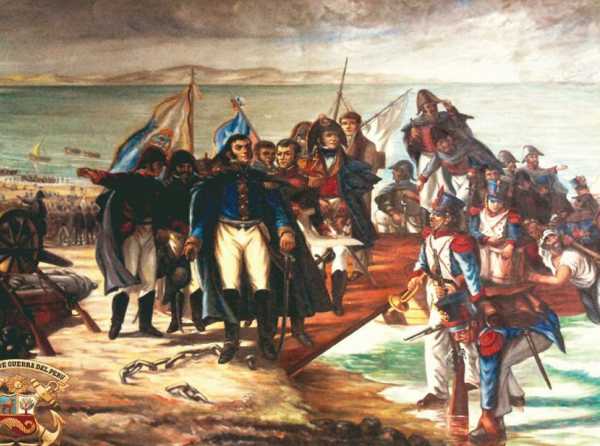 Recordando el desembarco de San Martín en Huacho