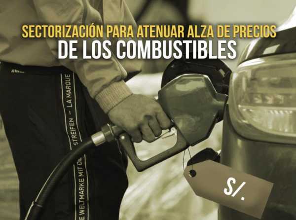 Sectorización para atenuar alza de precios de los combustibles 