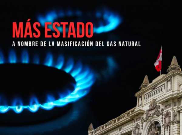 Más Estado a nombre de la masificación del gas natural