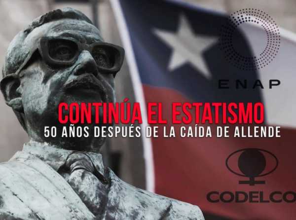 Continúa el estatismo 50 años después de la caída de Allende