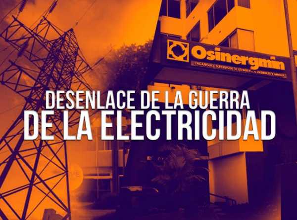 Desenlace de la guerra de la electricidad