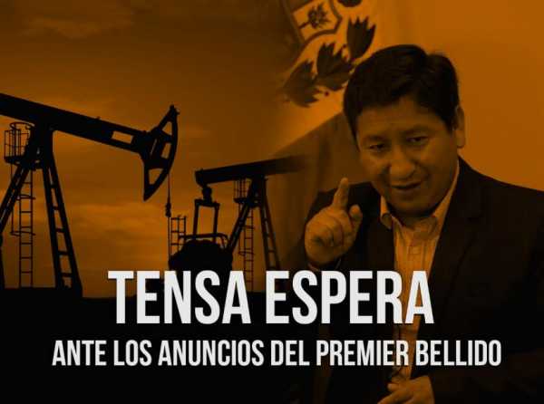 Tensa espera ante los anuncios del premier Bellido