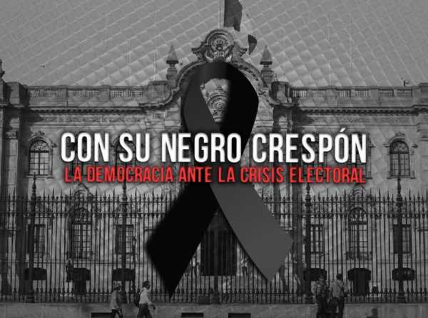 Con su negro crespón