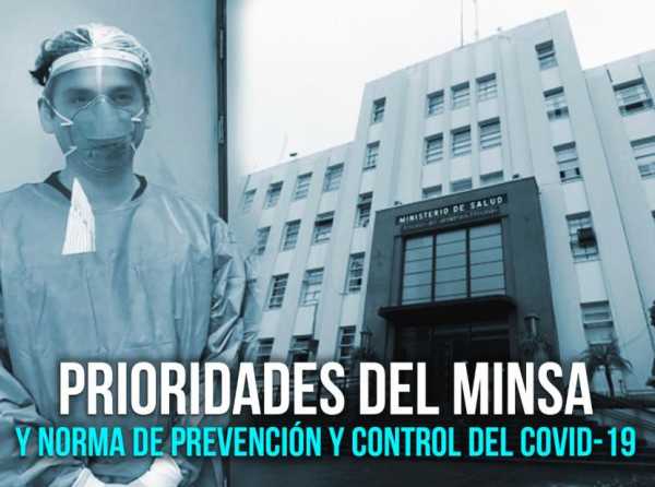 Prioridades del Minsa y norma de Prevención y Control del Covid-19