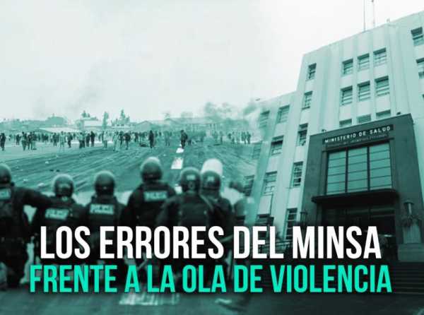 Los errores del Minsa frente a la ola de violencia