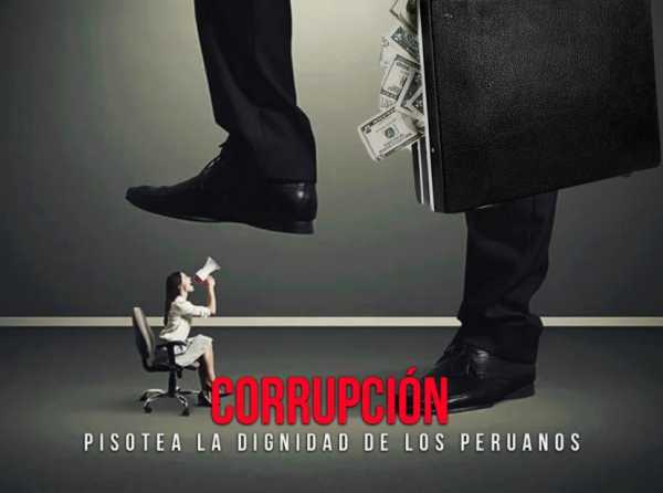 Corrupción pisotea la dignidad de los peruanos