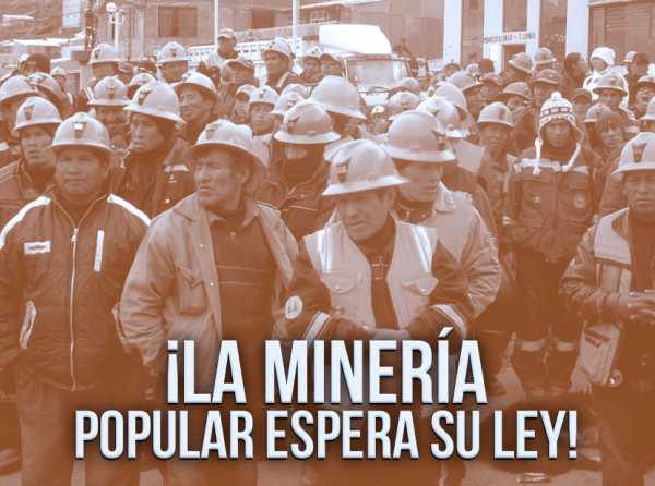 ¡La minería popular espera su ley!