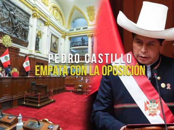 Pedro Castillo empata con la oposición 