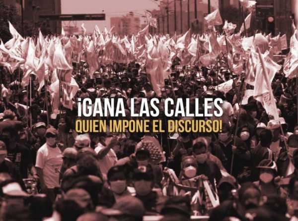 ¡Gana las calles quien impone el discurso! 