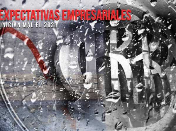 Expectativas empresariales inician mal el 2021