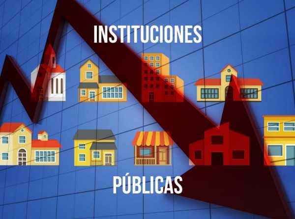 Derrumbe de la aprobación de las principales instituciones