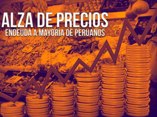 Alza de precios endeuda a mayoría de peruanos