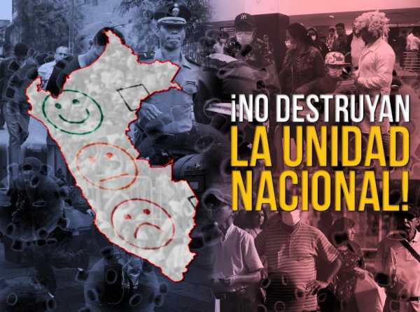 ¡Destruyendo la unidad nacional!