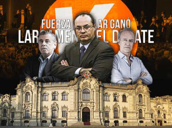 Fuerza Popular ganó largamente el debate