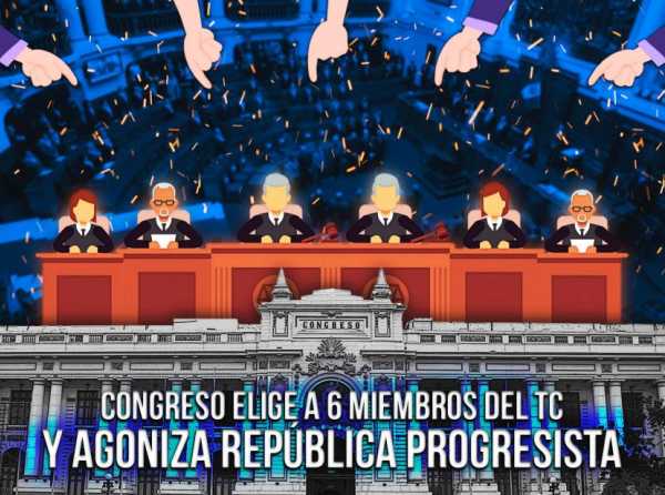 Congreso elige a 6 miembros del TC y agoniza república progresista