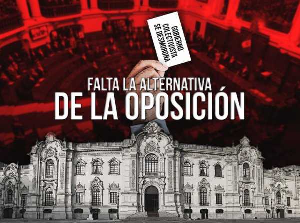 Falta la alternativa de la oposición