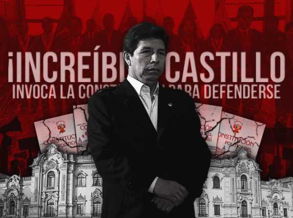 ¡Increíble! Castillo invoca la Constitución para defenderse