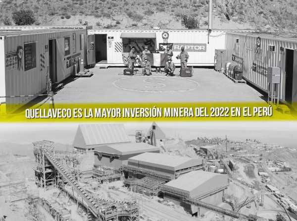 Quellaveco es la mayor inversión minera del 2022 en el Perú