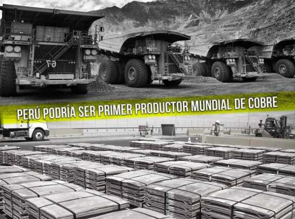 Perú podría ser primer productor mundial de cobre