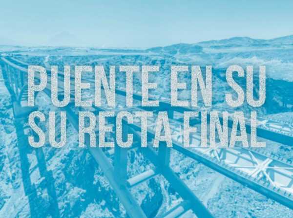 Puente Arequipa–La Joya en su recta final