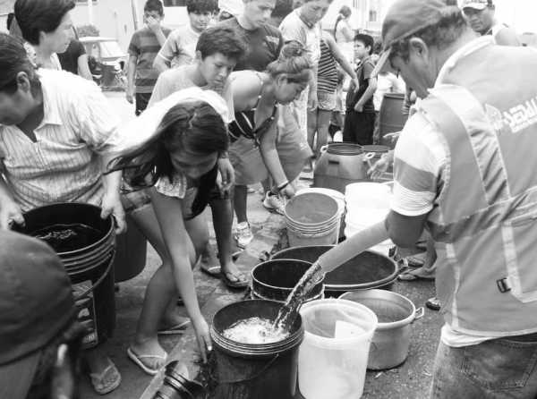 Estado no resuelve el problema del agua