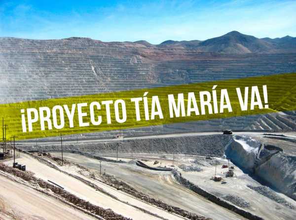 Tía María va y el sueño minero sigue vigente
