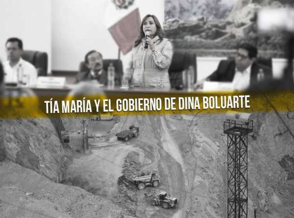 Tía María y el Gobierno de Dina Boluarte