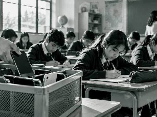 La batalla por aulas sin distracci&oacute;n de celulares