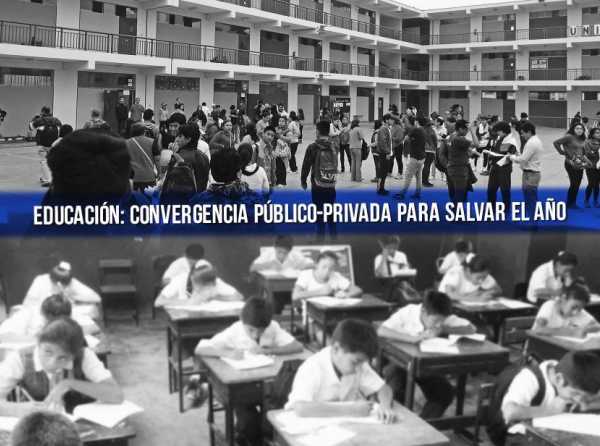 Educación: convergencia público-privada para salvar el año