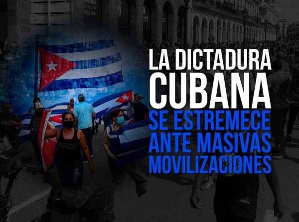 La dictadura cubana se estremece ante masivas movilizaciones