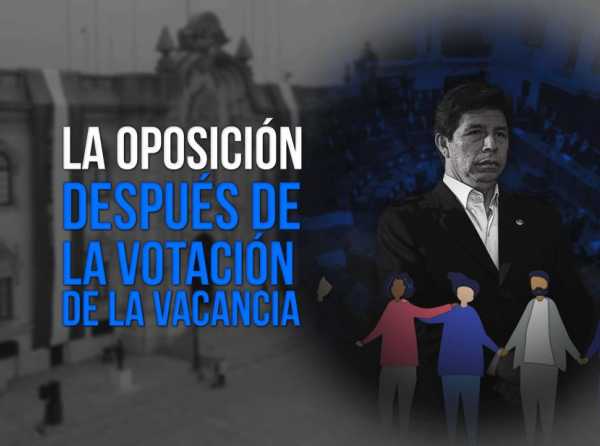 La oposición después de la votación de la vacancia