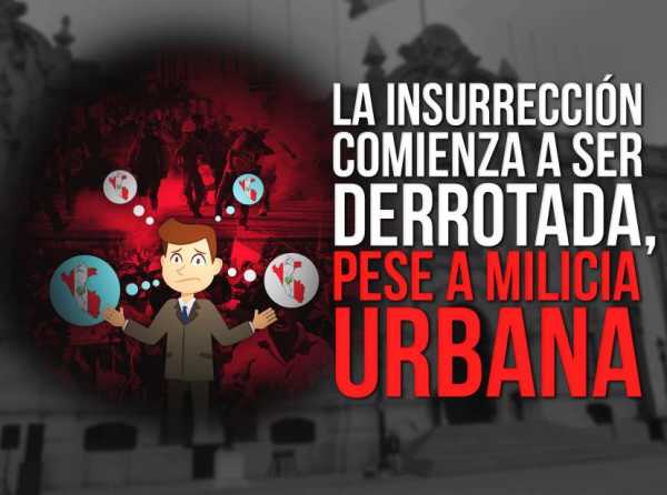 La insurrección comienza a ser derrotada, pese a milicia urbana