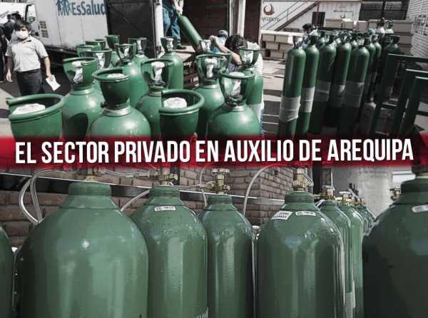 El sector privado en auxilio de Arequipa