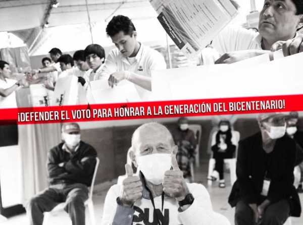 ¡Defender el voto para honrar a la generación del Bicentenario!