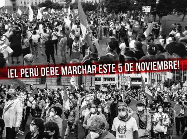 Contra ineficiencia y corrupción, ¡el Perú debe marchar este 5 de noviembre!