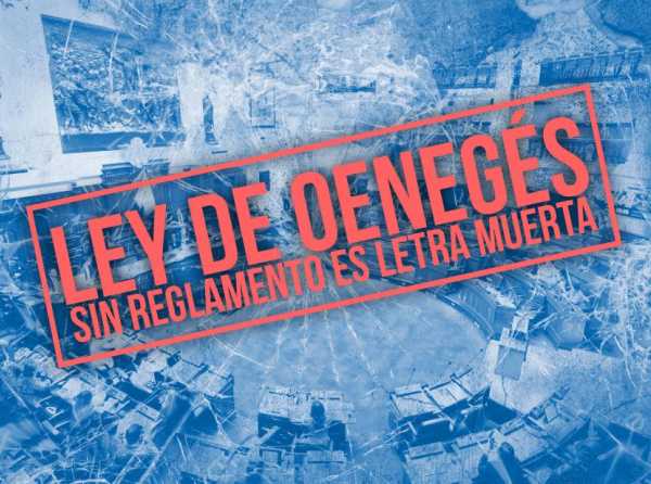 Ley de oenegés sin reglamento es letra muerta