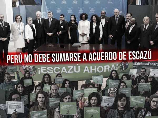 Perú no debe sumarse a Acuerdo de Escazú