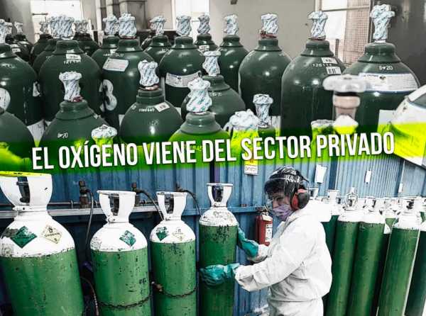 El oxígeno viene del sector privado