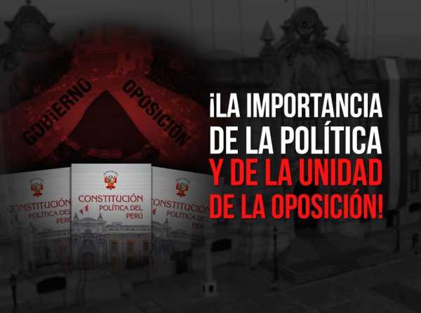 ¡La importancia de la política y de la unidad de la oposición!