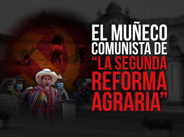 El muñeco comunista de “la segunda reforma agraria”