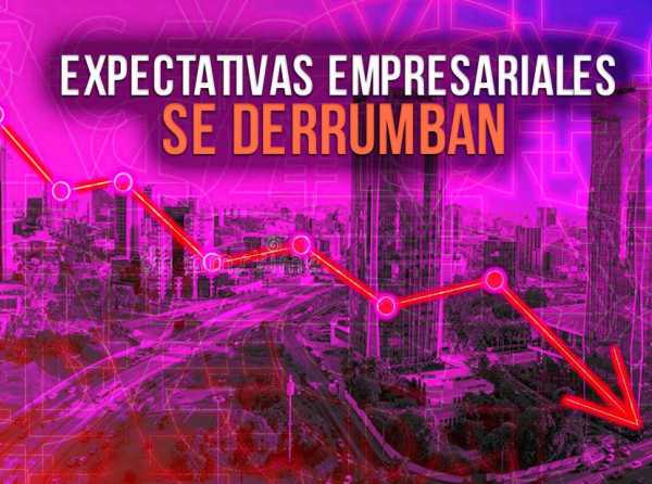 Expectativas empresariales se derrumban 