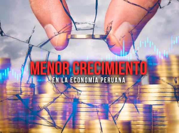 Menor crecimiento en la economía peruana